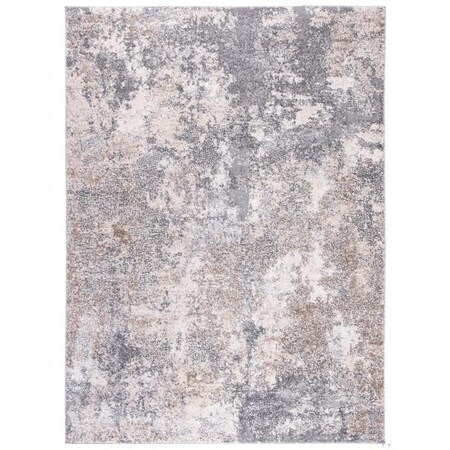 Safavieh 8 x 10 ft. Aston 700 Rectanglar Modern Contemporary Rug Light Grey & Grey ASN710F-8